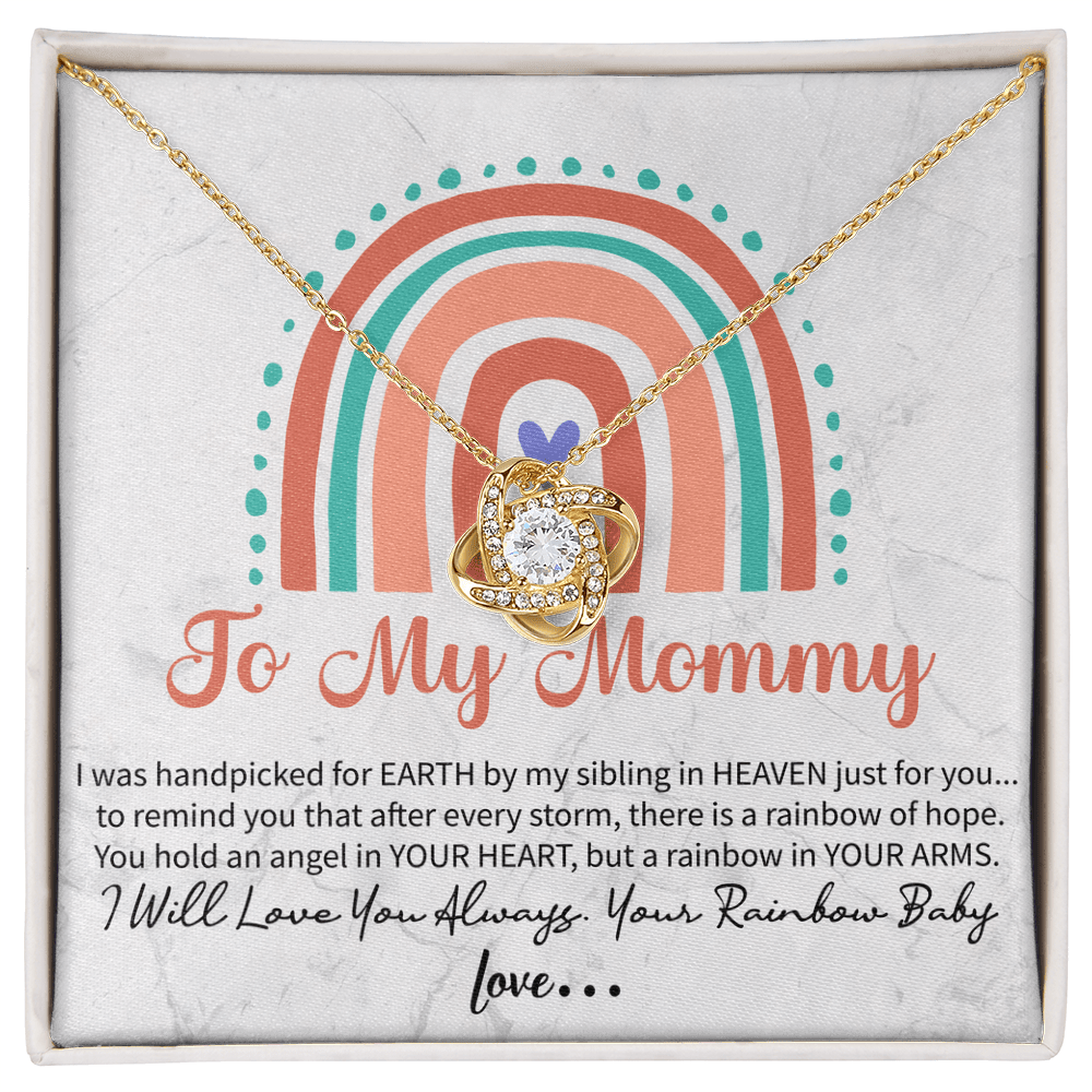 To my mommy Love Knot Necklace - Beauty Belliss